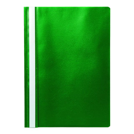 Quantore - Attache rapide A4 PP vert | 100 pièces