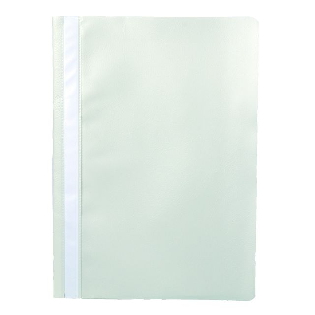 Quantore - Attache rapide A4 PP blanc | 10 pièces