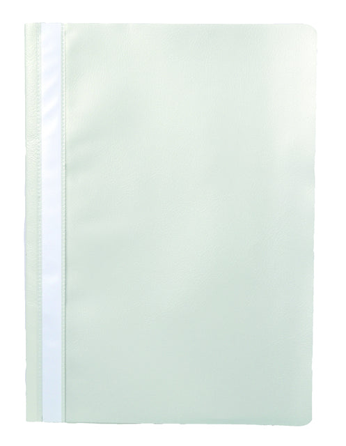 Quantore - Attache rapide A4 PP blanc | 100 pièces