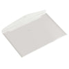 Quantore - Sac enveloppe A5 250x180mm transversal transparent blanc