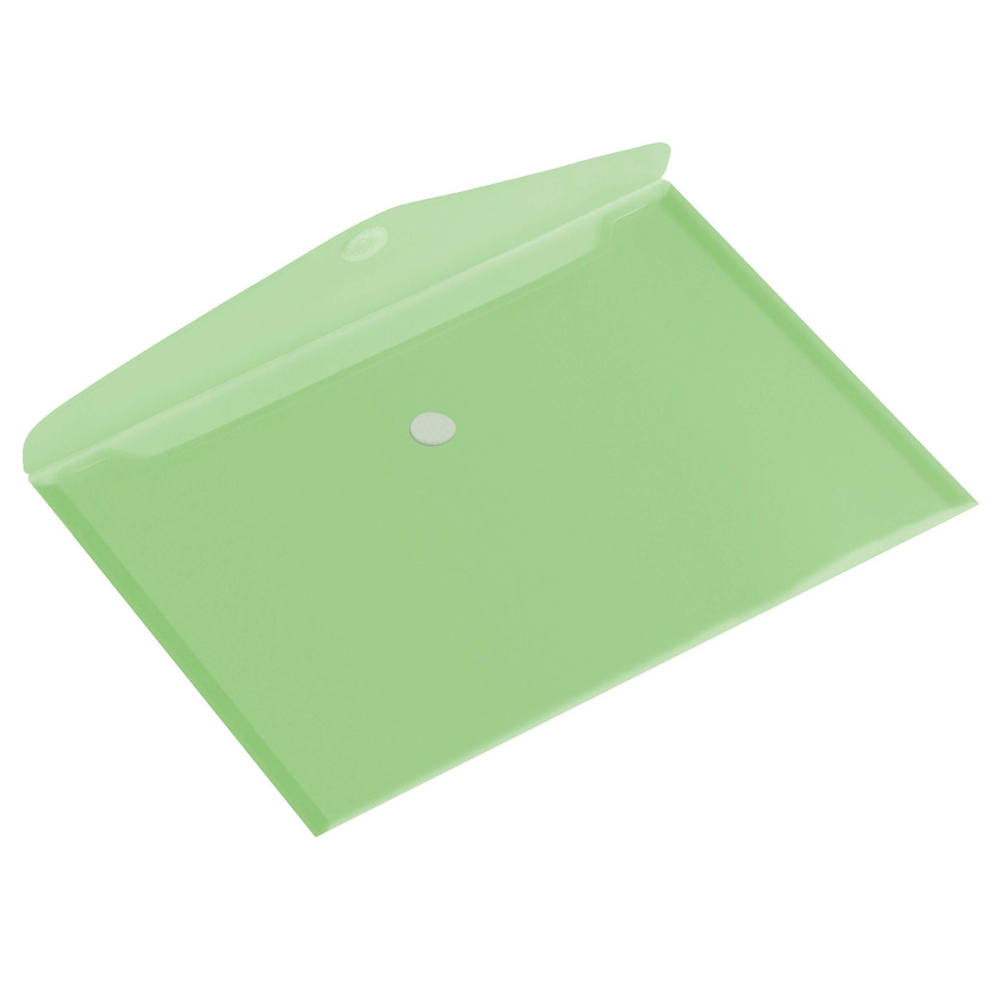 HF2 -  Enveloptas pel A5 250x180mm dwars transparant groen | 10 stuks