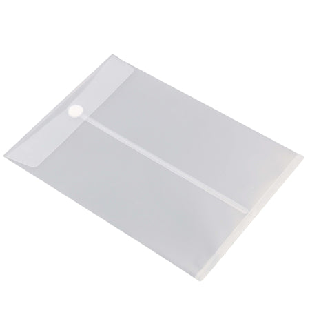 Quantore - Sac enveloppe A4 240x335mm debout PP transparent blanc