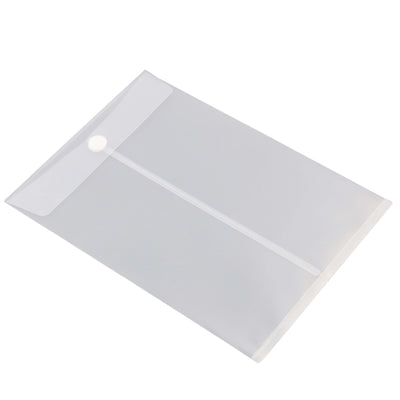 Quantore - Sac enveloppe A4 240x335mm debout PP transparent blanc | 10 pièces