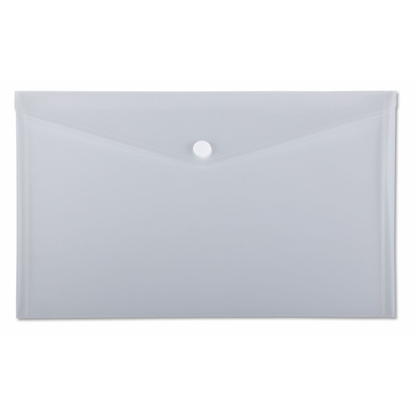 Quantore - Umschlagtasche A3 435x310mm quer PP transparent weiß | 5 Stück