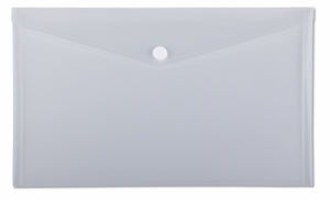 Quantore - Umschlagtasche A3 435x310mm quer PP transparent weiß