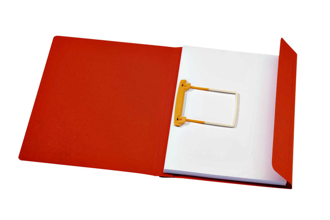 Jalema -  Clipmap A4 100% gerecycled karton 250gr rood verpakt per 50 stuks