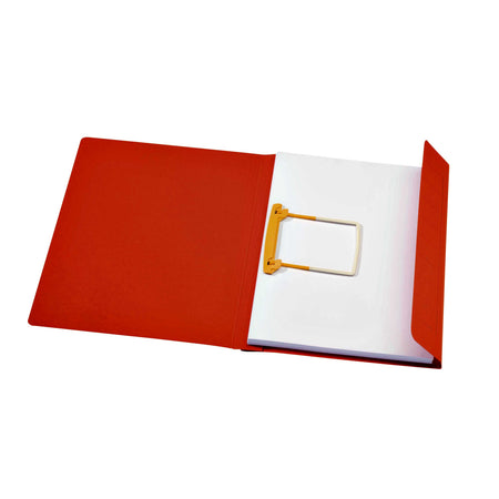Jalema - Dossier à clips A4 carton 100% recyclé 250gr rouge emballé par 50 pièces