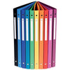 Exacompta - classeur à anneaux, pour ft A4, en PP opaque, 4 anneaux de 15 mm, coloris assortis