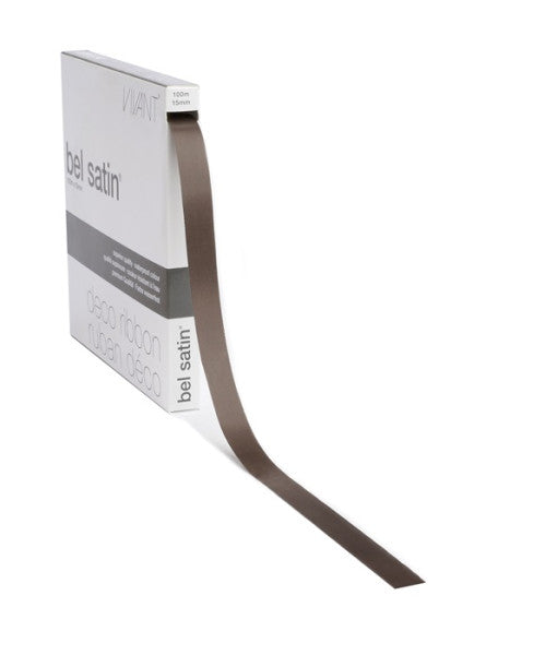 Bel Satin - Ruban satin 15mm x 100 mètres rose foncé