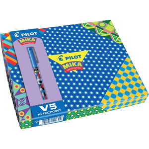 Pilot - Roller Hi-Tecpoint Mika Limited Edition, Geschenkbox mit 6 Rollern
