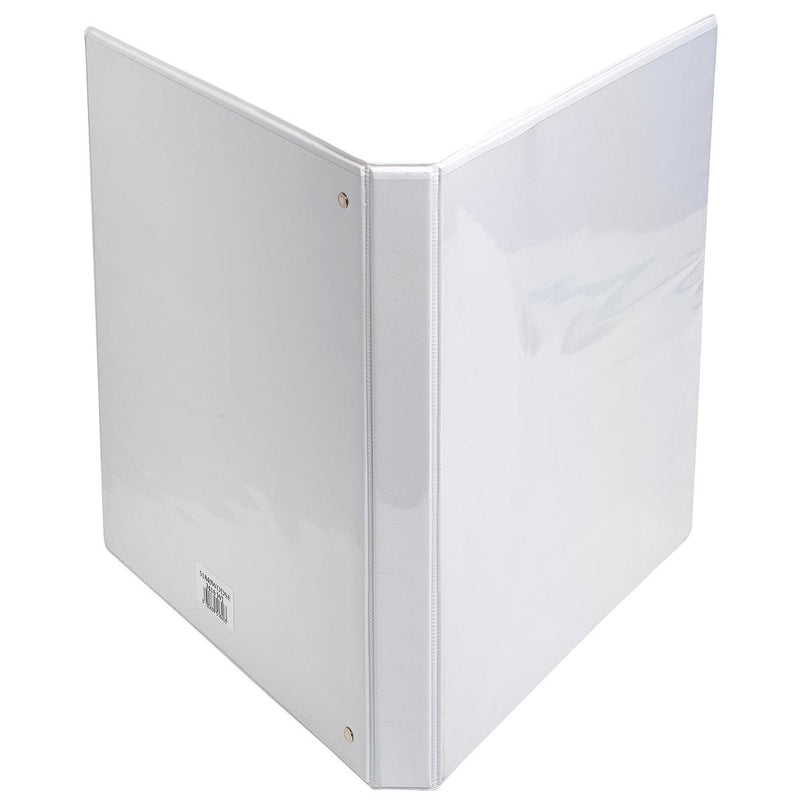 Exacompta - Classeur à anneaux PP Kreacover A4+ 4D-R 20mm blanc