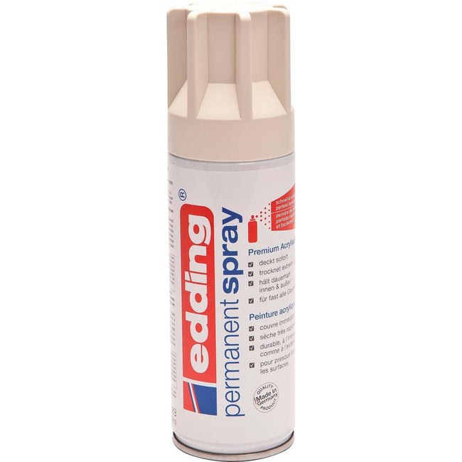 Edding - Spray permanent 5200, 200 ml, tapis de crêmwit