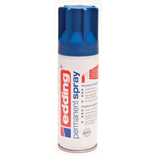 Edding - Spray permanent 5200, 200 ml, Gentian Blue Mat