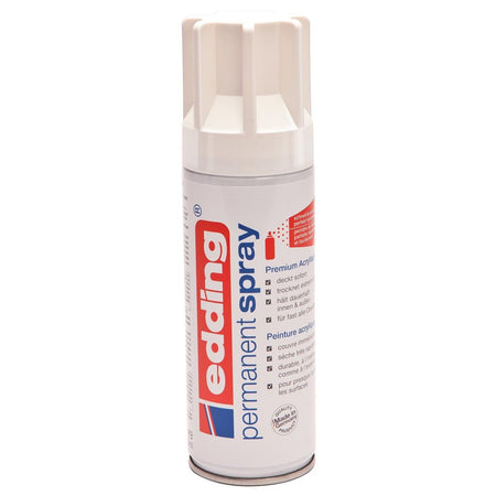 Edding - Bombe de peinture 5200 spray permanent blanc signalisation mat