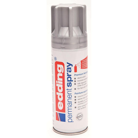 Edding - Spray permanent 5200, 200 ml, argent mat