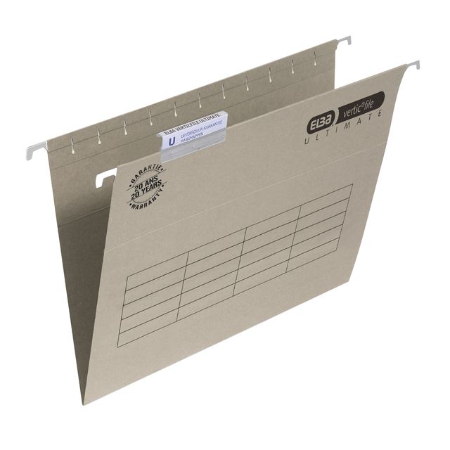 Elba - Hängemappe Verticfile e folio V-Boden grau