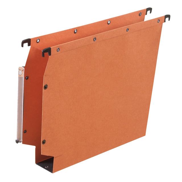 Elba - Dossier suspendu AVZ Mark5 A4 fond en U 50mm orange | 25 pièces