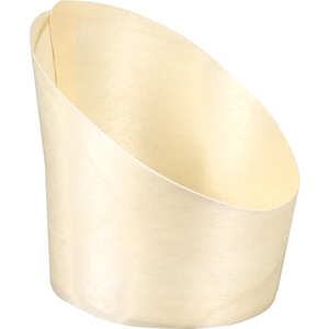 Depa -  Cup | schuin | hout | Ø 55mm | 70mm | naturel | 1000 stuks