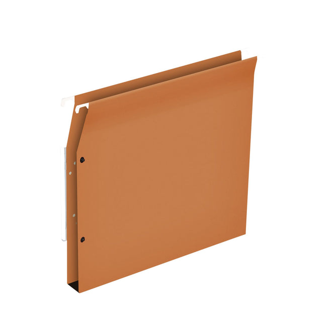 Quantore - Hängemappe Medium Flex A4 U-Boden 30mm Karton orange | 25 Stück