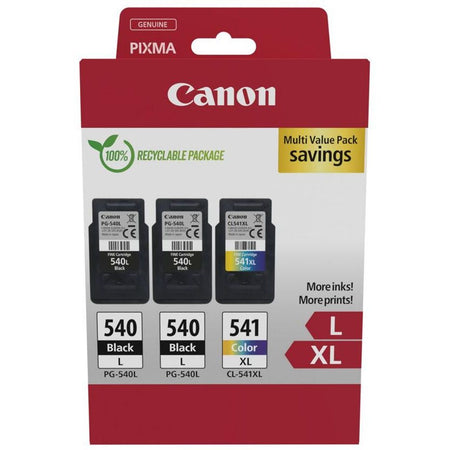 Canon - Tintenpatrone 2 x PG-540L + 1 x CL-541XL, 300 400 Seiten, OEM 5224B017, 4 Farben