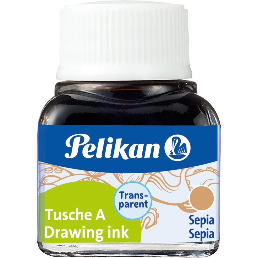 Pelikan - Oost-Indische inkt sepia, flesje van 10 ml