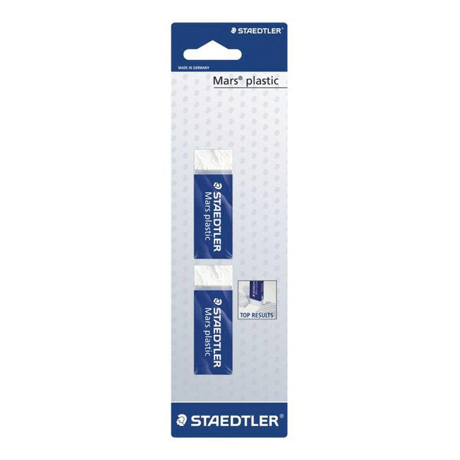 Staedtler - gomme Blister plastique de 2 pièces