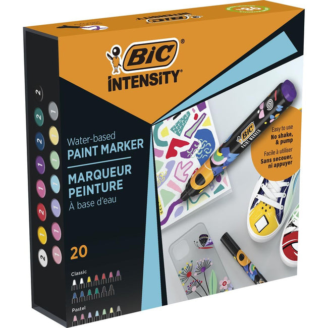 Bic -   Intensity paintmarker, set van 20 stuks