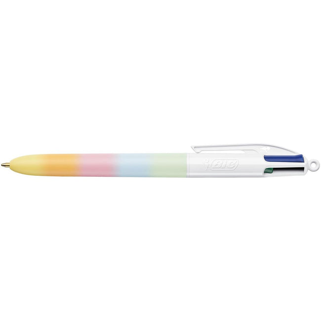 Bic - Stylo à bille Colors Rainbow Sweet 4 couleurs, moyen