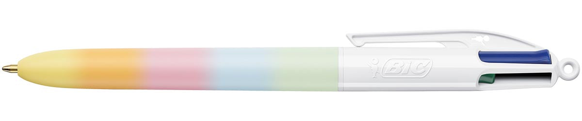 Bic - Stylo à bille Colors Rainbow Sweet 4 couleurs, moyen