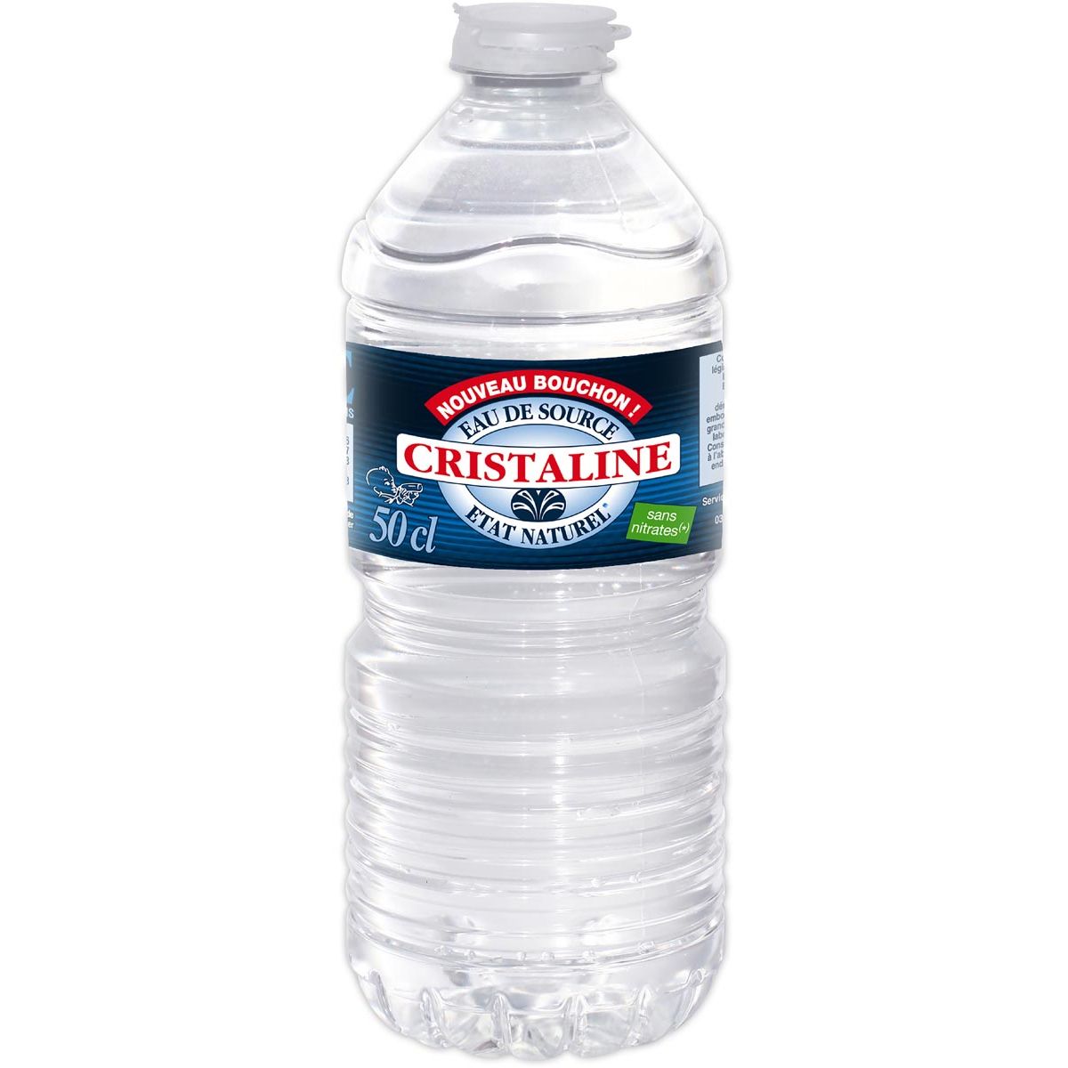 Cristaline - eau plate, bouteille 50 cl, paquet de 24