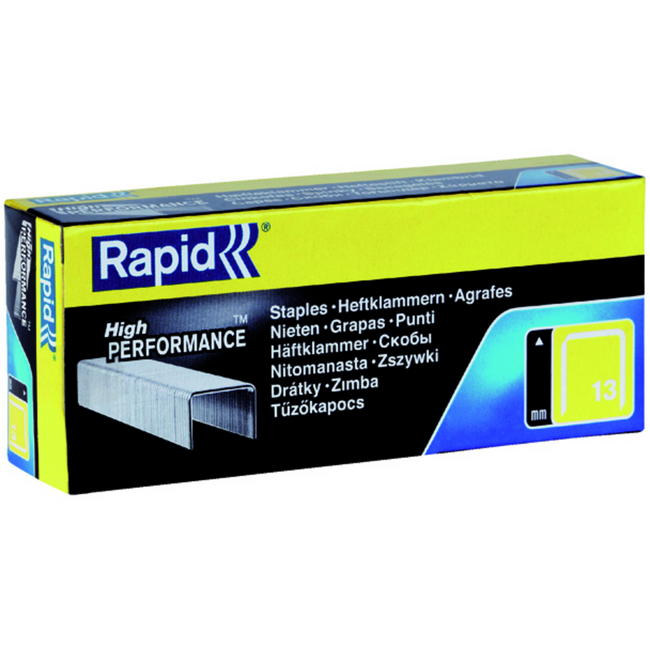 Rapid - Staples 13/8, verzinkt, Schachtel mit 5.000 Heftklammern