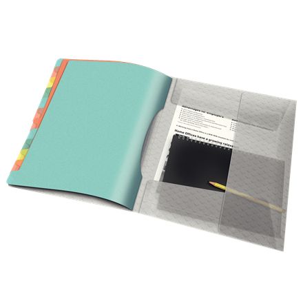 Esselte - Dossier de tri Colour'Breeze, PP, ft A4, 12 onglets, assortis