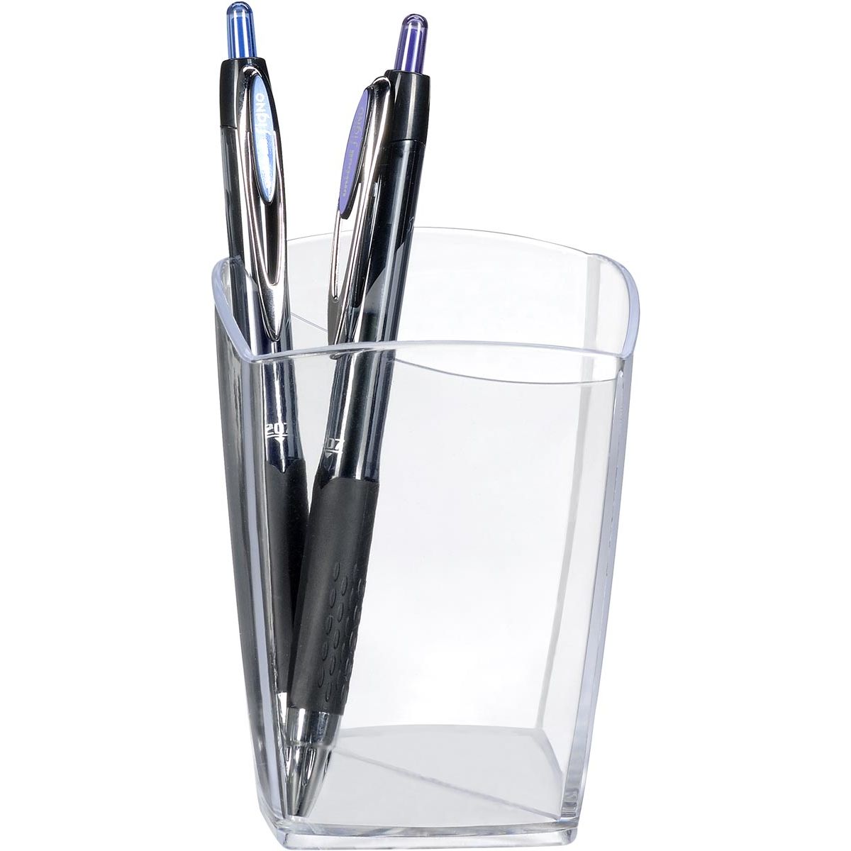 CEP - Pro Stiftebox, 2 Fächer, transparent