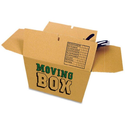 Cleverpack - Carton de déménagement imprimé 480x320x360mm pack de 5 pièces