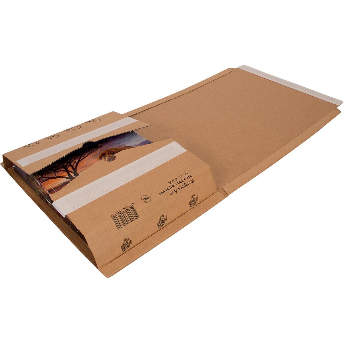 Cleverpack - Cleverpack -Verpackungspaket aus Golfkarton, FT 270 x 330 x 20/80, Packung mit 10 Teilen