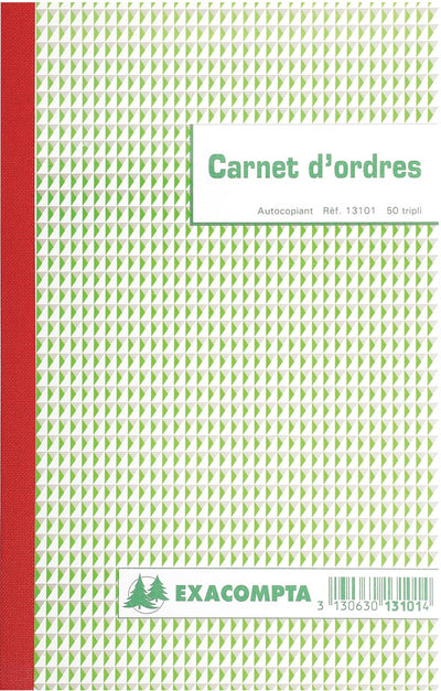 Exacompta - commandes, pi 21 x 18 cm, bilingue, tripli (50 x 3 feuilles)