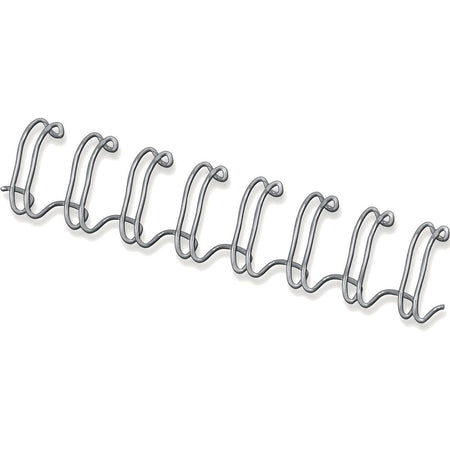 Fellowes - Dos métallique 10mm 34 anneaux A4 argent 100 pièces