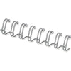 Fellowes - Dos métallique 10mm 34 anneaux A4 argent 100 pièces