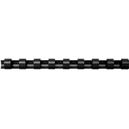 Fellowes - Reliure dos 8mm 21 anneaux A4 noir 25 pièces