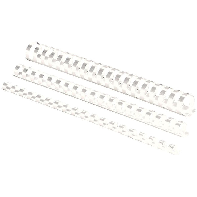 Fellowes - Reliure dos 12mm 21 anneaux a4 blanc