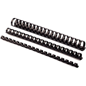 Fellowes -  bindruggen, pak van 100 stuks, 12 mm, zwart