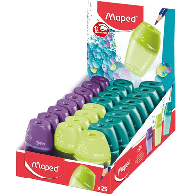 Maped -  potloodslijper Shaker 1 gaats, geassorteerde kleuren
