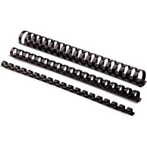 Fellowes - Binderücken, 50er Pack, 25 mm, Schwarz