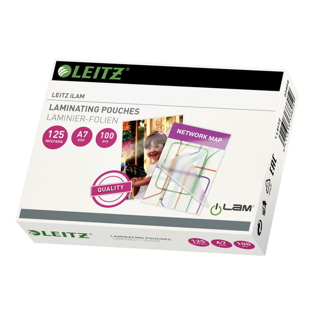 Leitz - Pochette de plastification iLAM A7 2x125microns EVA 100 pièces