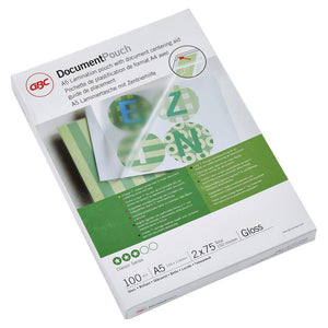 GBC – Laminierfolie A5, 2 x 75 Mikron, glänzend