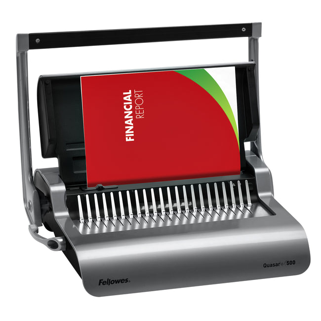 Fellowes -  Quasar+ 500 500 vel Houtskool, Grijs