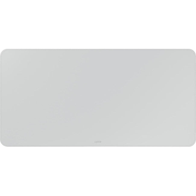 Leitz -  bureauonderlegger en muismat, lederlook, ft 80 x 40 cm, lichtgrijs