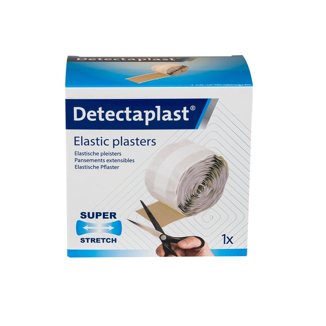 Detectaplast -  Elastische pleister deteclast bruin 6cmx5m