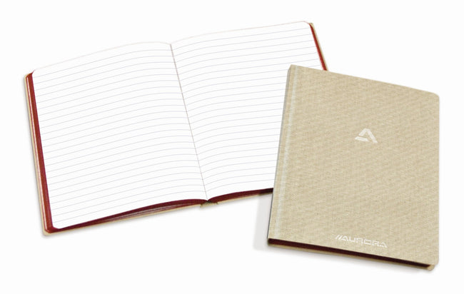 Aurora -  Notitieboek  a5 lijn 192 pagina's 80g grijs | 8 stuks