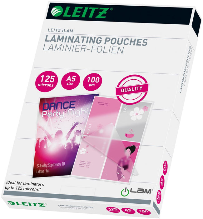 Leitz -  33807 laminatorzak 100 stuk(s)